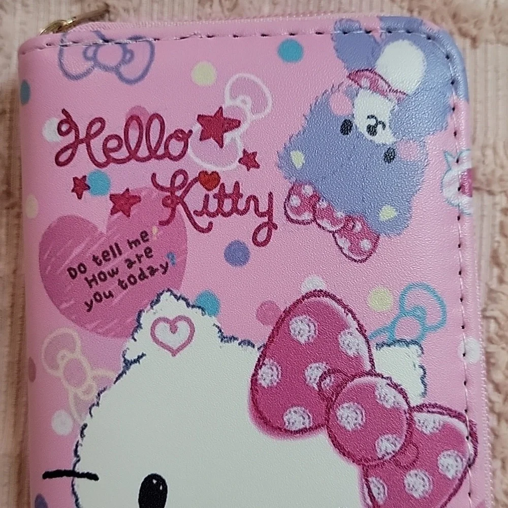 Hello Kitty Multi-slots card holder, purse for daily use, pink. NWOT.